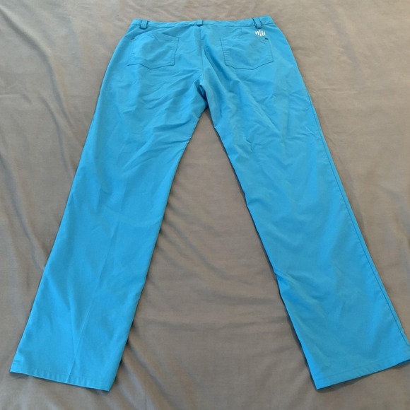 Puma Pants Mens 34x32 Blue Stretch Golf Khakis Polyester Spandex Performance - Picture 10 of 13